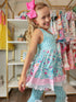 Bowtism Girls Sweet Livia Capri Shorts Set with Matching Bow - Bowtism